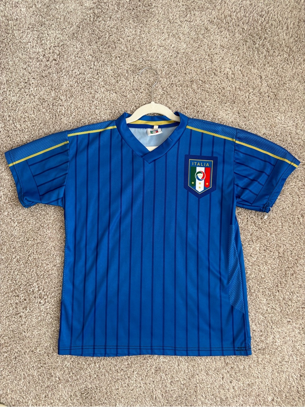 Youth Italy Soccer Jersey size 8